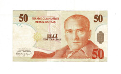 8.Emisyon 50 YTL Seri G86 ÇT TCK9997 - 2