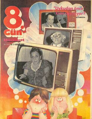 8.Gün Dergisi 2 KASIM 1980 - , BARIŞ MANÇO 53 CM SAÇIYLA BİZİM ÇILGINIMIZ(FOTOLU), FATMA GİRİK KURT KÖPEKLERİM BENİM ÇOCUKLARIM(FOTOLU), DRG1093 - 1