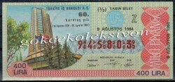 9 Ağustos 1984 Yarım Bilet PYB1564 - Gökçekoleksiyon