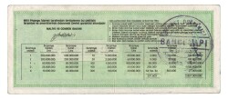 9 Ağustos 1988 Beştebir Bilet PYB4251 - 2