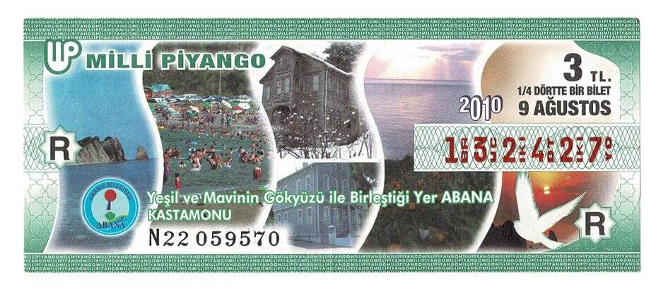 9 Ağustos 2010 (14) Dörtte Bir Bilet PYB4603 - 1