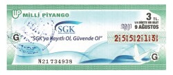 9 Ağustos 2011 (14) Dörtte Bir Bilet PYB4567 - Gökçekoleksiyon
