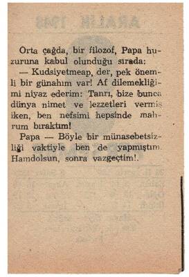 9 Aralık 1948 Takvim Yaprağı EFM819 - 2
