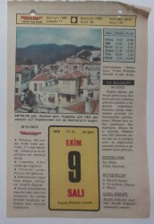 9 Ekim 1979 Takvim Yaprağı - Doğum Günü Hediyesi EFM(N)7359 - Gökçekoleksiyon
