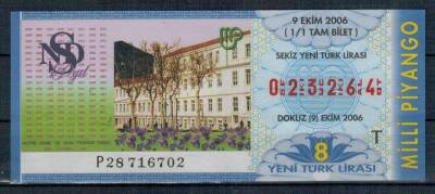9 Ekim 2006 Tam Bilet PYB2230 - 1