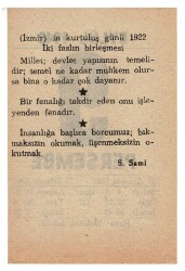 9 Eylül 1948 Takvim Yaprağı EFM849 - 2