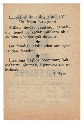 9 Eylül 1948 Takvim Yaprağı EFM849 - 2