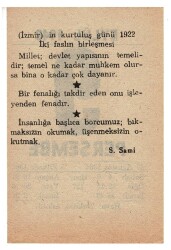 9 Eylül 1948 Takvim Yaprağı EFM849 - 4