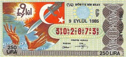 9 Eylül 1985 Piyango Bileti Çeyrek Bilet PYB6085 - Gökçekoleksiyon