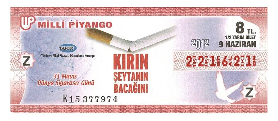 9 Haziran 2012 (12) Yarım Bilet PYB4550 - 1