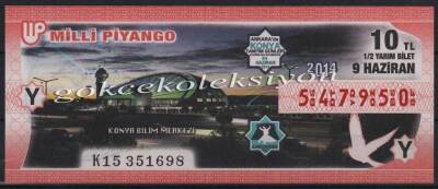 9 Haziran 2014 Yarım Bilet PYB2424 - 1