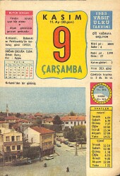 9 Kasım 1983 Takvim Yaprağı - Doğum Günü Hediyesi EFMN14712 - Gökçekoleksiyon