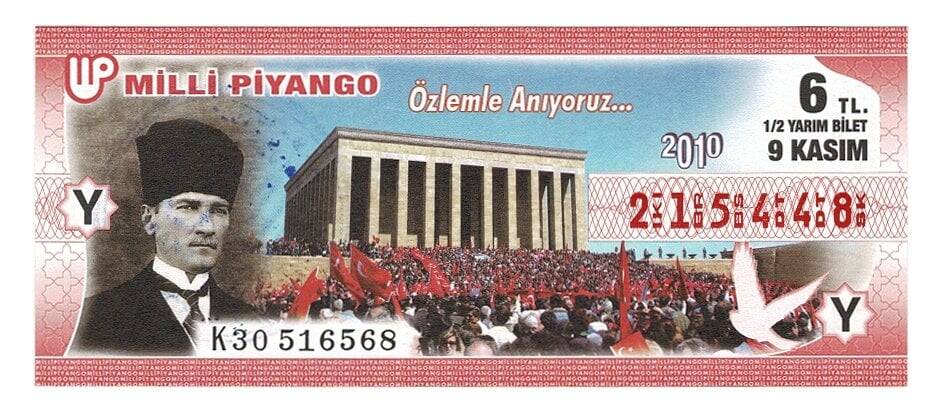 9 Kasım 2010 (12) Yarım Bilet PYB4619 - 1