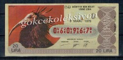 9 Mart 1979 Çeyrek Bilet PYB1909 - Gökçekoleksiyon