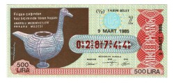 9 Mart 1985 (12) Yarım Bilet PYB5061 - Gökçekoleksiyon