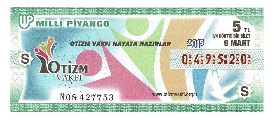 9 Mart 2015 (14) Dörtte Bir Bilet PYB4466 - 1