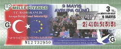 9 Mayıs 2010 Çeyrek Bilet PYB4439 - Gökçekoleksiyon