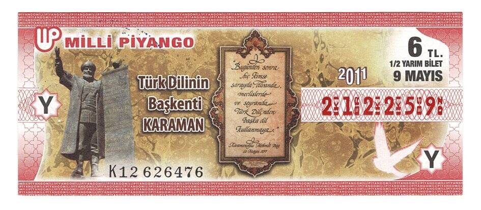 9 Mayıs 2011 (12) Yarım Bilet PYB4579 - 1