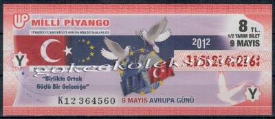9 Mayıs 2012 Yarım Bilet PYB2490 - 1