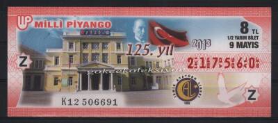 9 Mayıs 2013 Yarım Bilet PYB1656 - 1