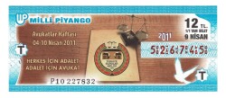 9 Nisan 2011 (11) Tam Bilet PYB4581 - Gökçekoleksiyon
