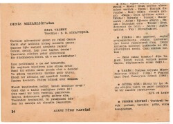 9 Ocak 1960 Ajans Türk Takvim Yaprağı(Şiirli Saatli) EFM(N)18023 - 8