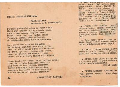 9 Ocak 1960 Ajans Türk Takvim Yaprağı(Şiirli Saatli) EFM(N)18023 - 4