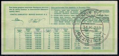 9 Ocak 1982 Çeyrek Bilet PYB2723 - 2