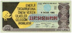 9 Ocak 1985 Çeyrek Bilet PYB3394 - Gökçekoleksiyon