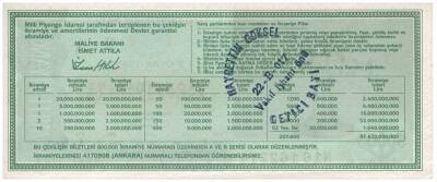 9 Ocak 1995 Çeyrek Bilet PYB2993 - 2