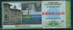9 Ocak 2006 Çeyrek Bilet PYB2295 - Gökçekoleksiyon