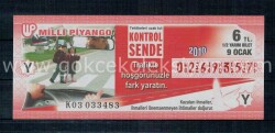 9 OCAK 2010 Yarım Bilet (PYB1366) - Gökçekoleksiyon
