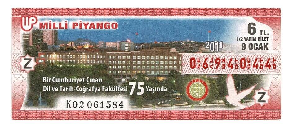 9 Ocak 2011 (12) Yarım Bilet PYB4576 - 1