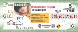 9 Ocak 2014 Piyango Bileti Çeyrek Bilet PYB6065 - Gökçekoleksiyon