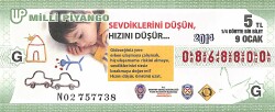 9 Ocak 2014 Piyango Bileti Çeyrek Bilet PYB6066 - Gökçekoleksiyon