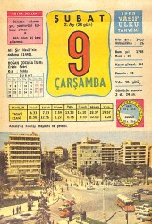 9 Şubat 1983 Takvim Yaprağı - Doğum Günü Hediyesi EFMN15070 - Gökçekoleksiyon