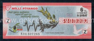 9 Şubat 2011 Yarım Bilet PYB1220 - 1