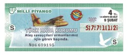 9 Şubat 2012 (14) Dörtte Bir Bilet PYB4529 - Gökçekoleksiyon