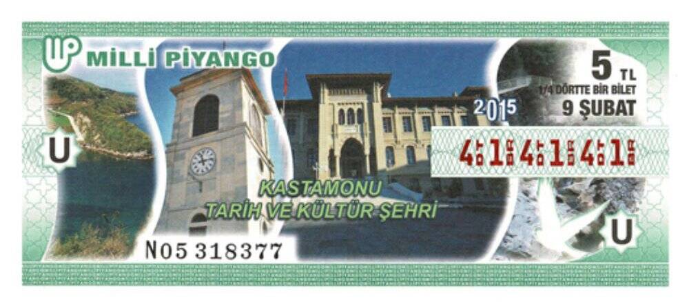 9 Şubat 2015 Varyete (14) Dörttebir Bilet Çil PYB3797 - 1