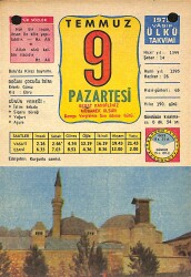 9 Temmuz 1979 Takvim Yaprağı - Doğum Günü Hediyesi EFM(N)12394 - Gökçekoleksiyon