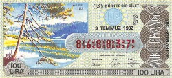 9 Temmuz 1982 Piyango Bileti Çeyrek Bilet PYB6398 - Gökçekoleksiyon