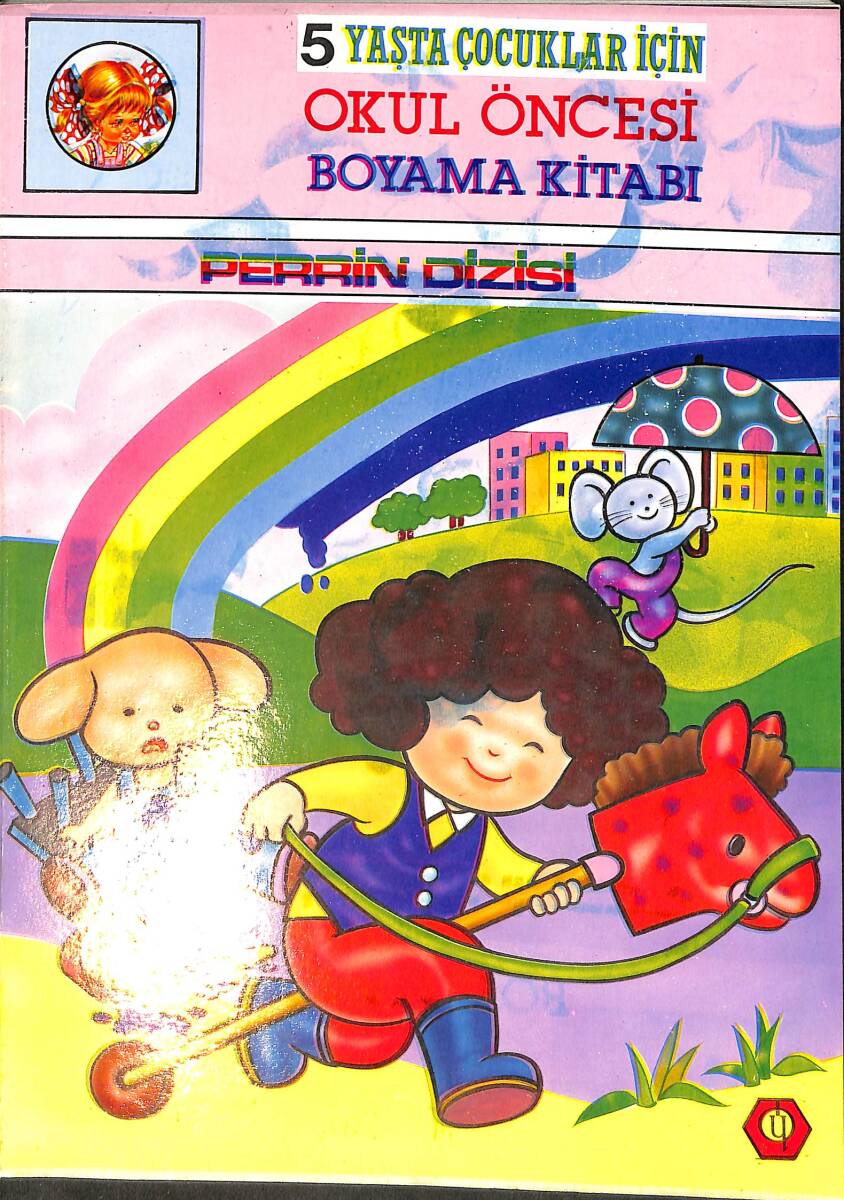 90'lar 5 Yaşta Çocuklar İçin Okul Öncesi Boyama Kitabı NDR99303 - 1