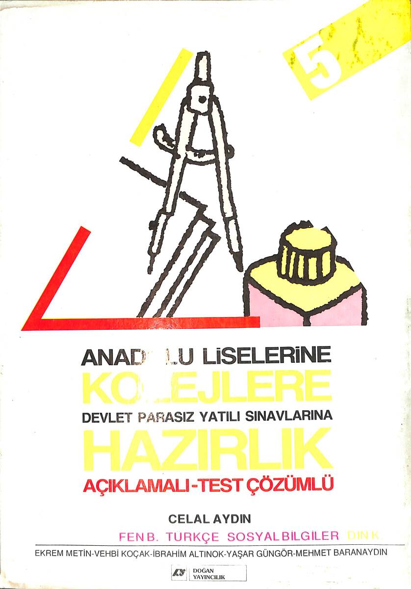 90'lar Anadolu Liseleri Kolejlere Hazırlık Matematik, Fen, Türkçe, Sosyal Bilgiler, Din Kültürü NDR99095 - 1