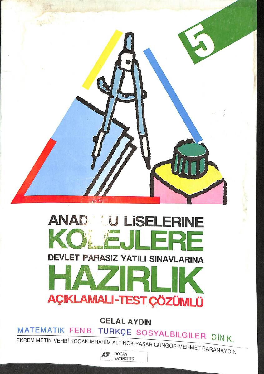90'lar Anadolu Liseleri Kolejlere Hazırlık Matematik, Fen, Türkçe, Sosyal Bilgiler, Din Kültürü NDR99096 - 1