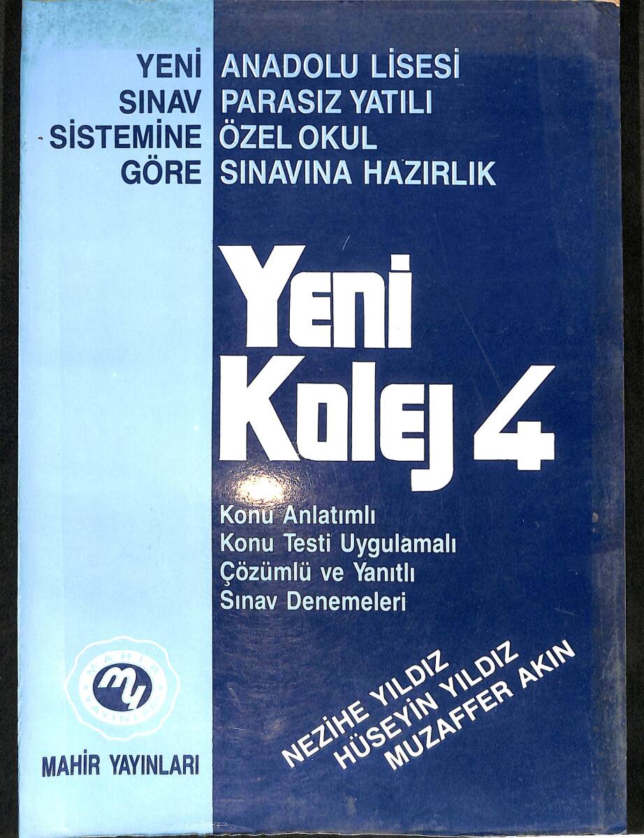 90'lar Anadolu Lisesi, Parasız Yatılı, Özel Okul Sınavına Hazırlık Yeni Kolej 4.Sınıf Konu Anlatımlı Sınav Denemeleri NDR99039 - 1