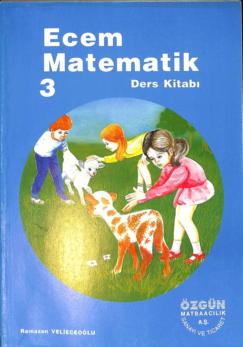 90'lar Ecem Matematik İlkokul 3.Sınıf Ders Kitabı NDR99058 - 1