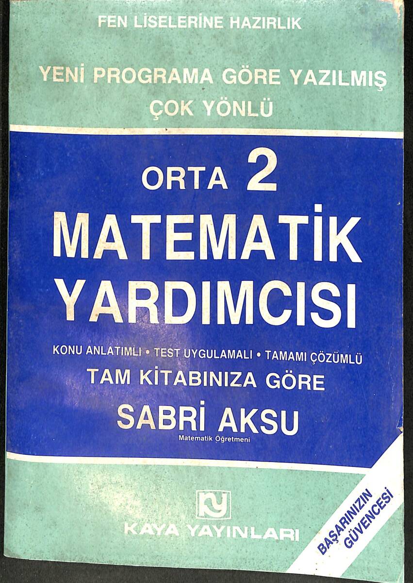 90'lar Fen Liselerine Hazırlık Orta 2 Matematik Yardımcısı NDR99062 - 1