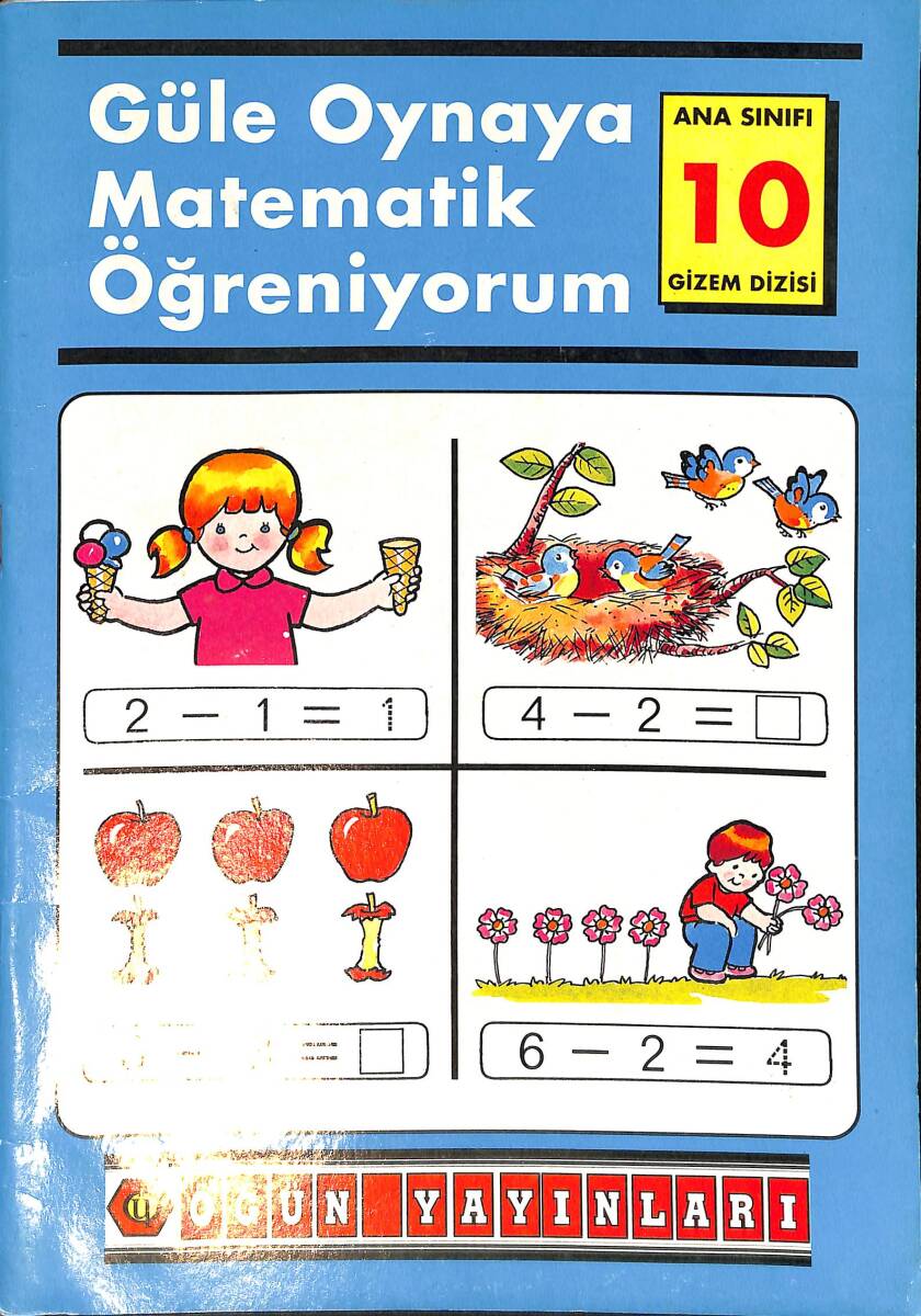 90'lar Güle Oynaya Matematik Öğreniyorum Ana Sınıfı 10 NDR100024 - 1