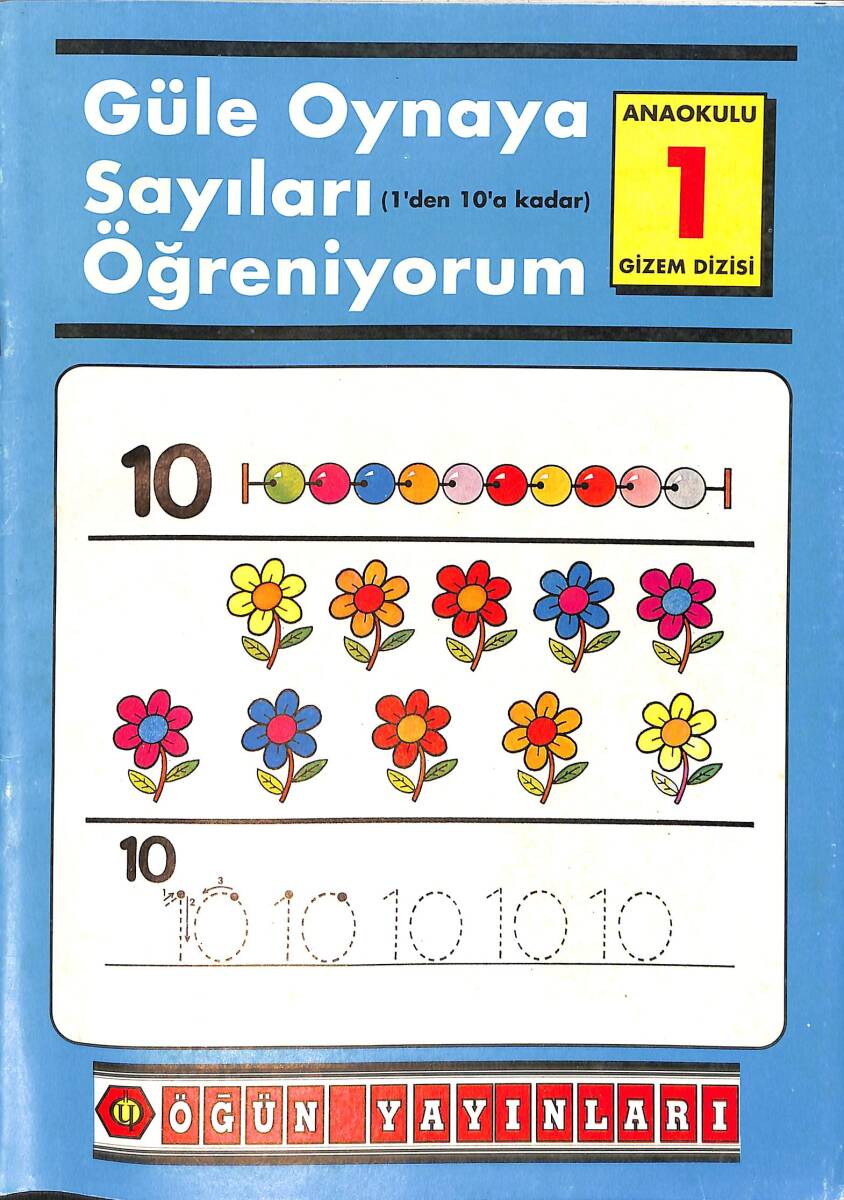 90'lar Güle Oynaya Sayıları (1'den 10'a Kadar) Öğreniyorum Anaokulu 1 NDR100027 - 1