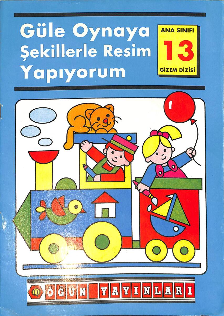 90'lar Güle Oynaya Şekillerle Resim Yapıyorum Ana Sınıfı 13 NDR100022 - 1